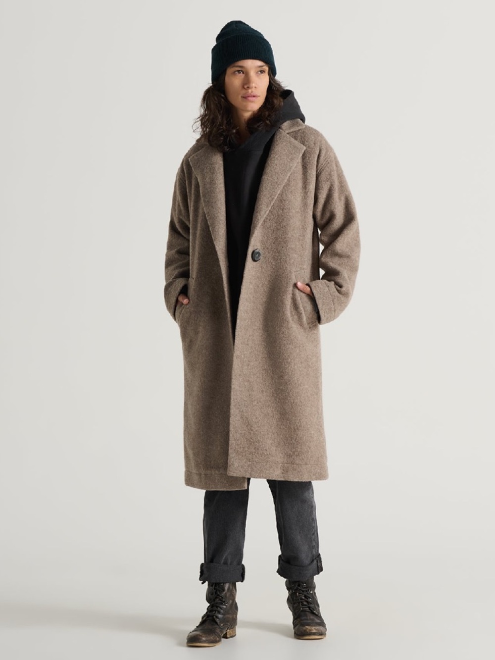 ANIAN Britannia Coat - Size small - sandstone